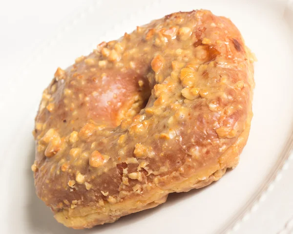 Donut en el plato —  Fotos de Stock