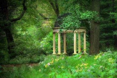 Gazebo in the Forest clipart