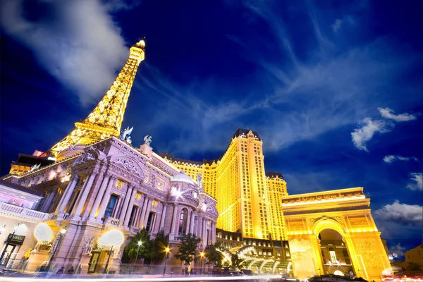 Las Vegas , Paris hotel editorial stock image. Image of evening