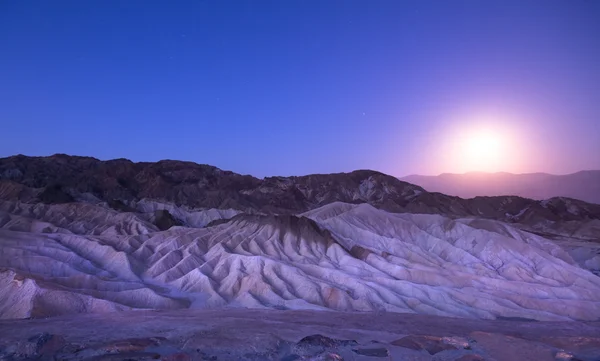 夜景死亡谷 — 图库照片