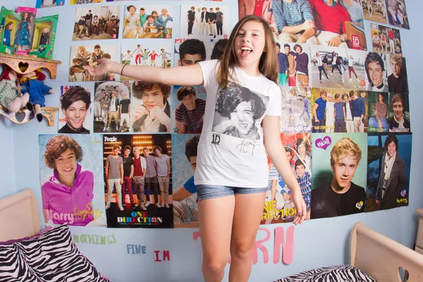 One Direction Music Fan — Stock Photo, Image