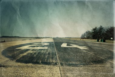 Vintage Airfield clipart