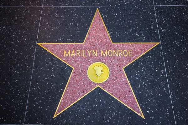 Звезда Мэрилин Монро — стоковое фото