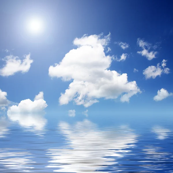 Bulutlar okyanusu — Stok fotoğraf