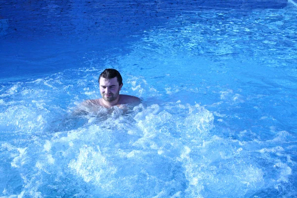 Swimming pool-jacuzzi — Stock Photo, Image