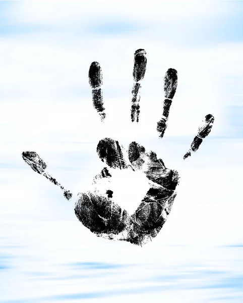 Палец ладони — стоковое фото