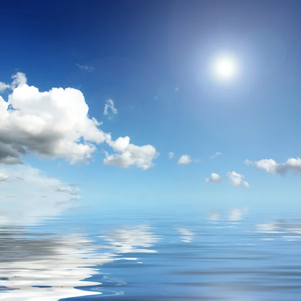 stock image Sky,clouds,sun,water