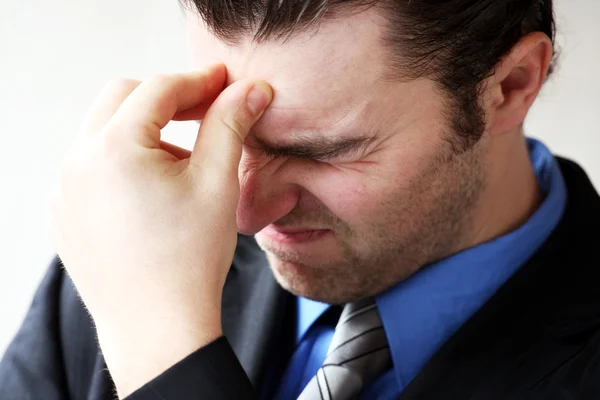 Stock image Business man concept reflects on successful