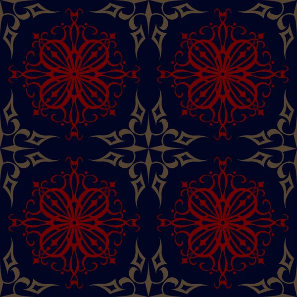 灰色の赤シームレスな抽象的なパターン — ストックベクタ