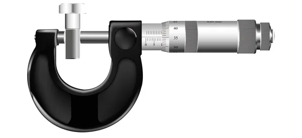 Tło micrometer.instrument — Wektor stockowy