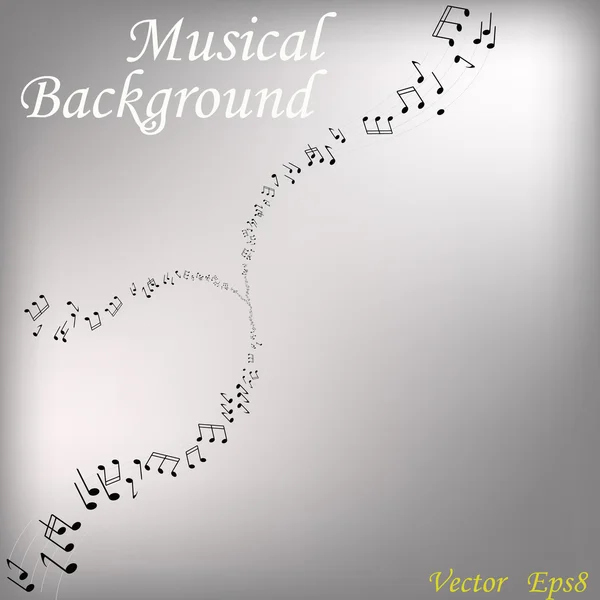 Hudební background.vector — Stockový vektor