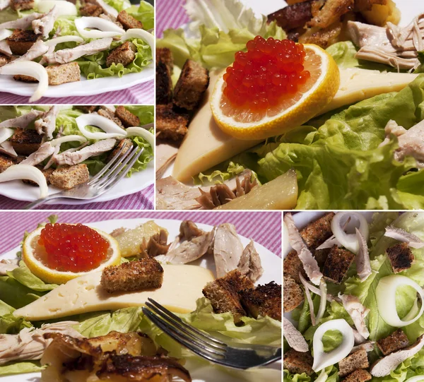 Salada criativa — Fotografia de Stock