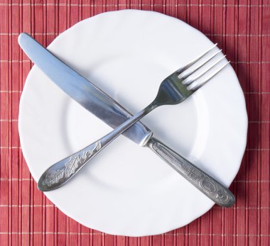 Table lunch devices clipart