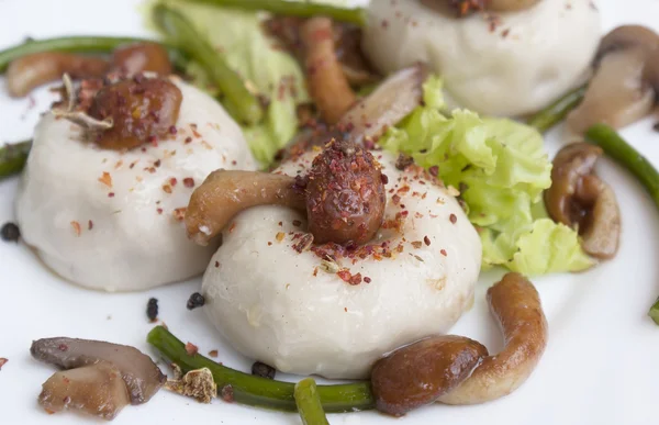 Pelmeni de carne — Fotografia de Stock