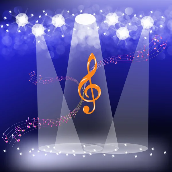 Holidays musical background — Stock Photo, Image