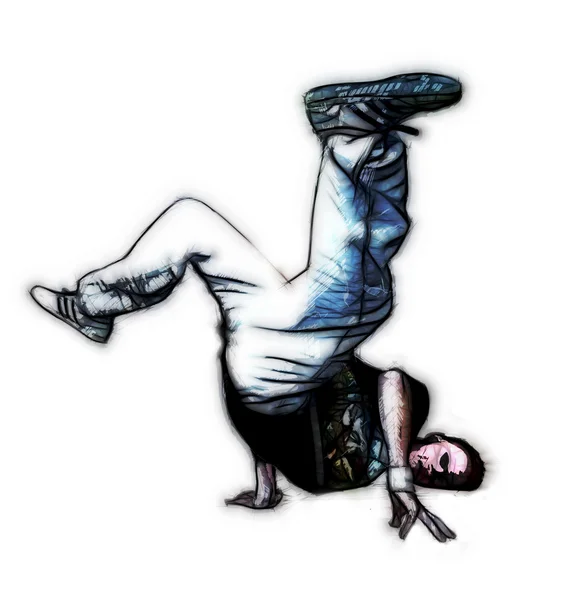 Breakdancer — Fotografia de Stock