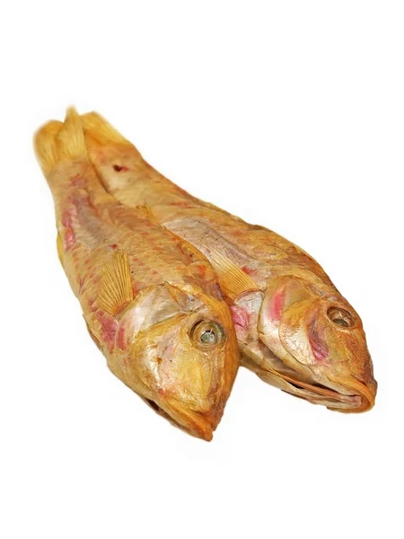 Sušené goatfish.isolated. — Stock fotografie