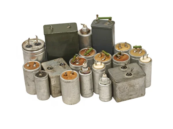 Capacitors.Isolated. — 图库照片