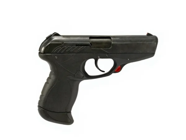 Black pistol.Isolated. — Stock Photo, Image
