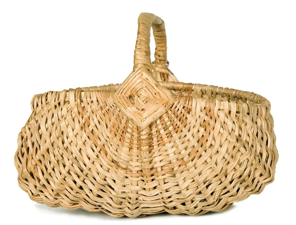 There is a wicker basket — Stock Photo, Image
