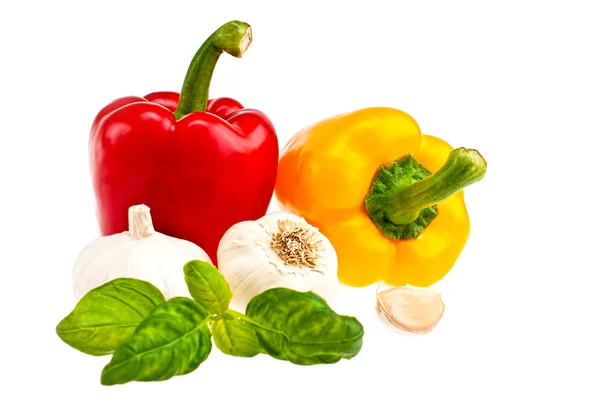 Pepper, garlic. — Stock Photo, Image
