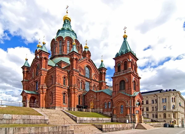 Cattedrale di Uspensky a Helsinki . Immagini Stock Royalty Free