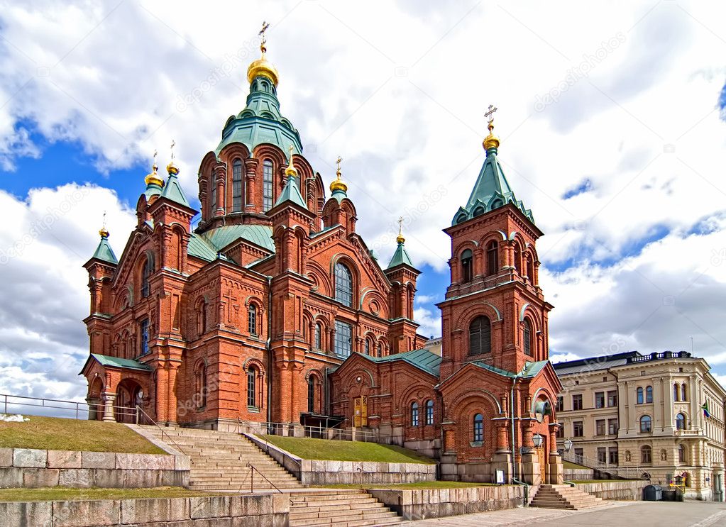 Uspensky Cathedral in Helsinki.