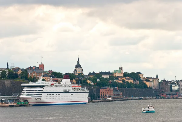 Стокгольмская гавань. Швеция . — стоковое фото