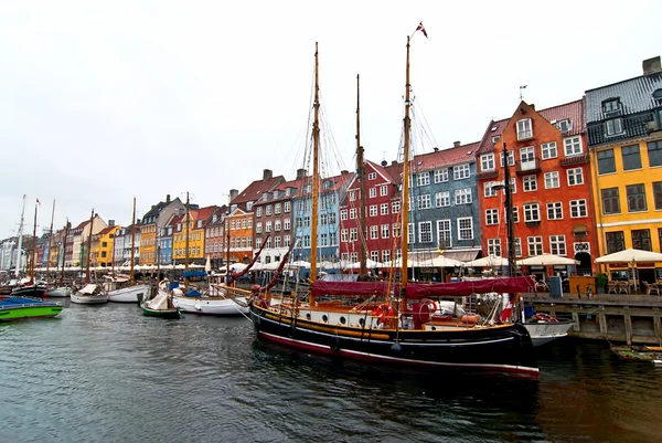 哥本哈根的老中心. — 图库照片