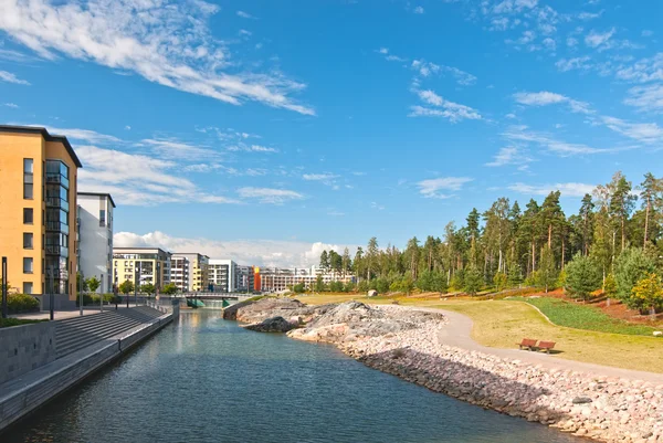 新しいエリアですか？ヘルシンキ、フィンランド. — ストック写真