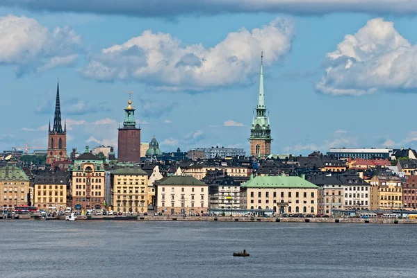 Stockholm van de oude stad. Zweden. — Stockfoto