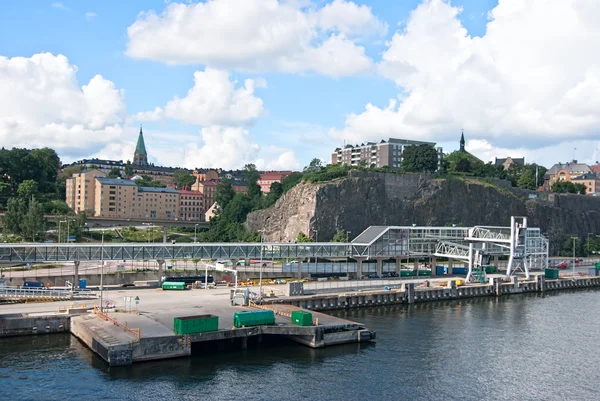 Haven van Stockholm. — Stockfoto