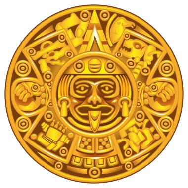 Mayan calendar clipart