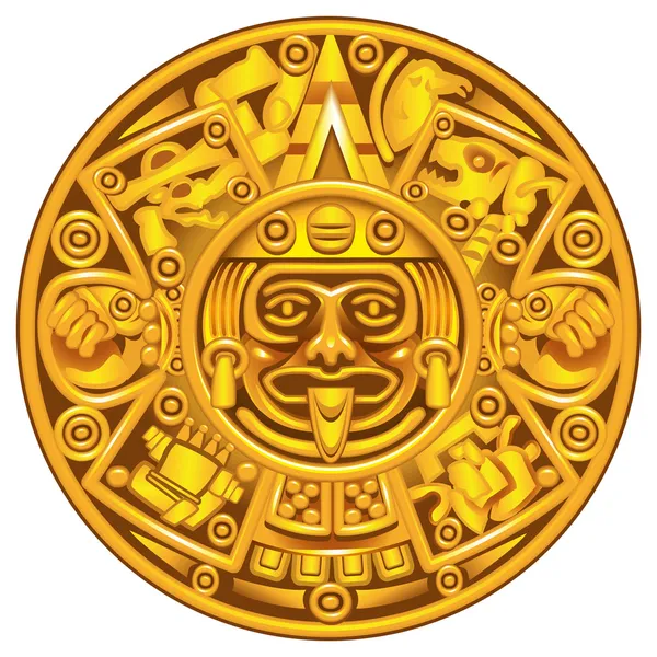 Calendario Maya — Vettoriale Stock