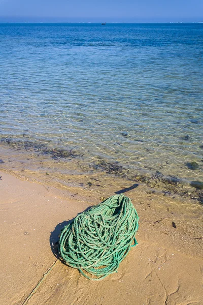 Верёвочный рыбак — стоковое фото