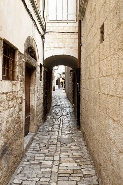 Sidewalk in Trogir - Croatia. — Stock Photo, Image