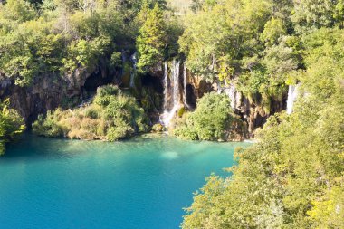 Güzellik plitvice Milli Parkı - Hırvatistan.