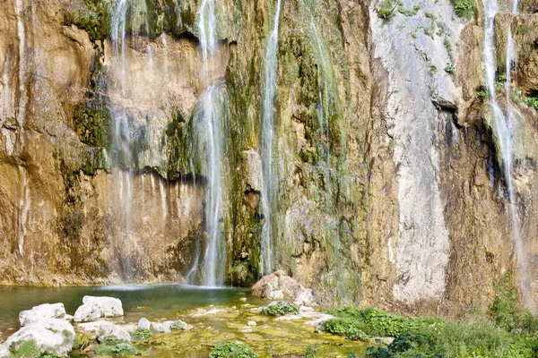 Vodopád - národní park Plitvická — Stock fotografie