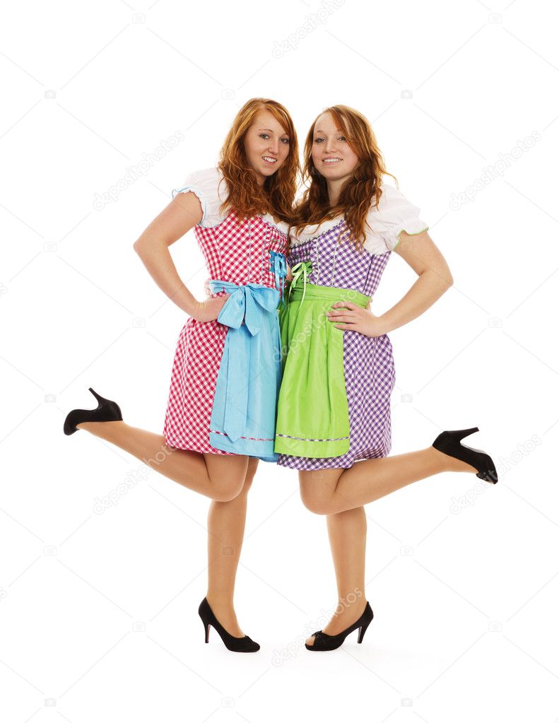 Friends Lifting Girls Skirts