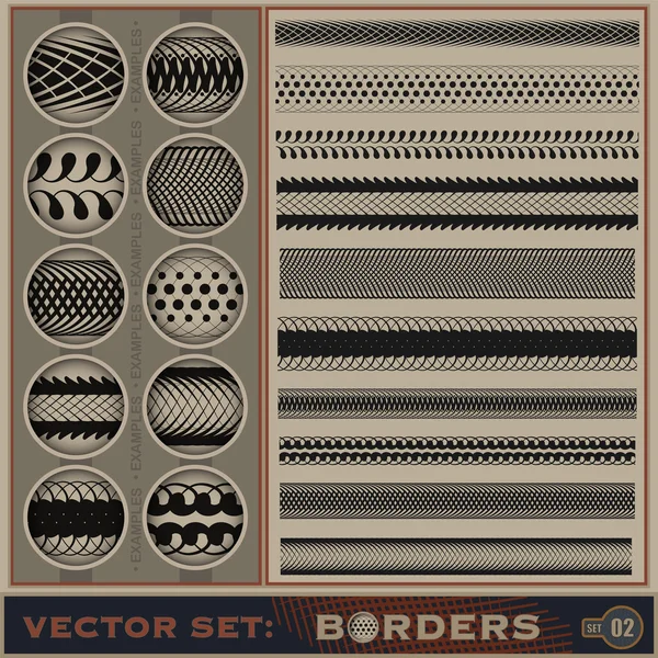 Borders _ set _ 2 — Stockfoto