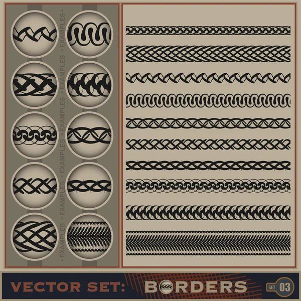 Borders_set_3 — Stock Fotó