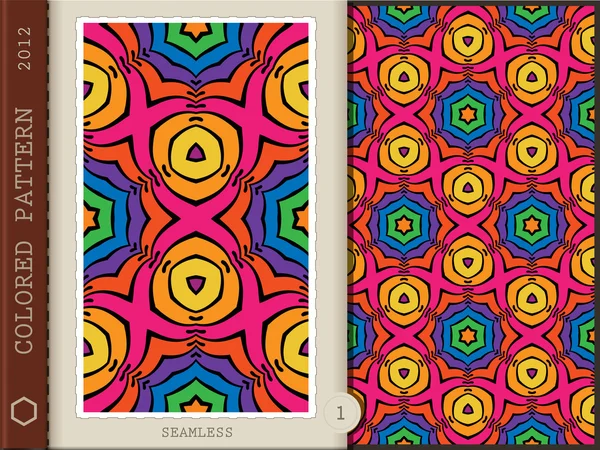 Seamless_pattern color_1 — 图库照片