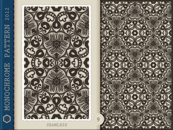 완벽 한 패턴-흑백 9 — 스톡 사진