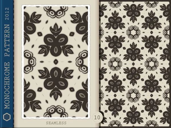 완벽 한 패턴-흑백 10 — 스톡 사진