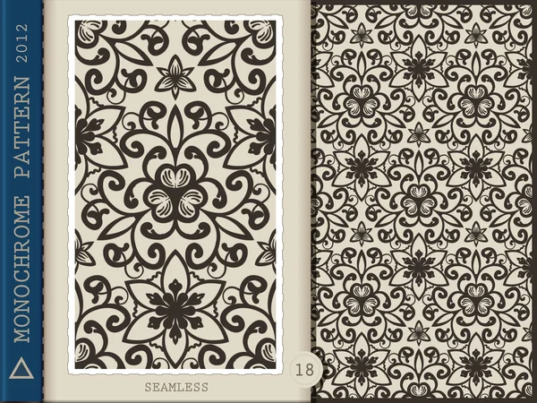 완벽 한 패턴-흑백 18 — 스톡 사진