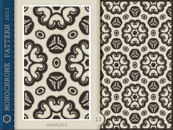 완벽 한 패턴-흑백 13 — 스톡 사진