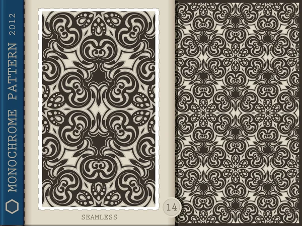 완벽 한 패턴-흑백 14 — 스톡 사진