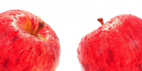 stock image Red Fuji apple isolated