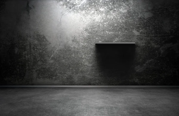 어두운 방 인테리어 — 스톡 사진