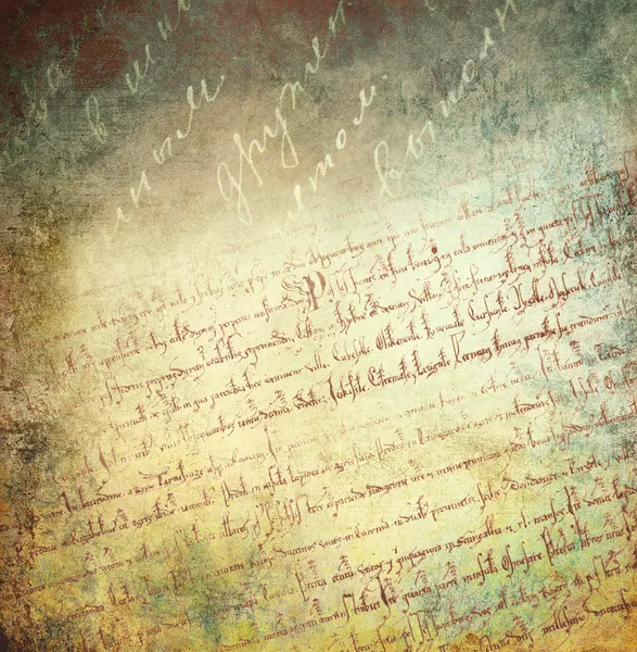 Texto manuscrito — Fotografia de Stock